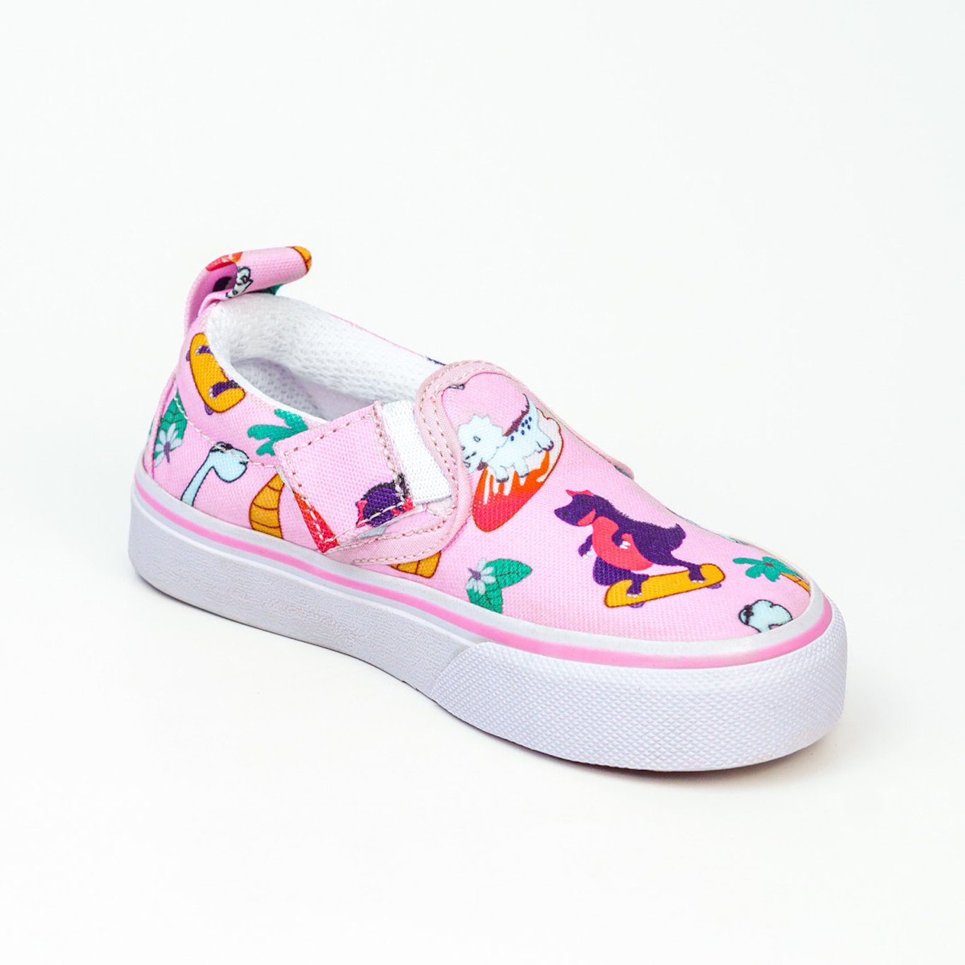 Slip On Dinos Surf Pink