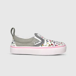Slip On Floral Grey