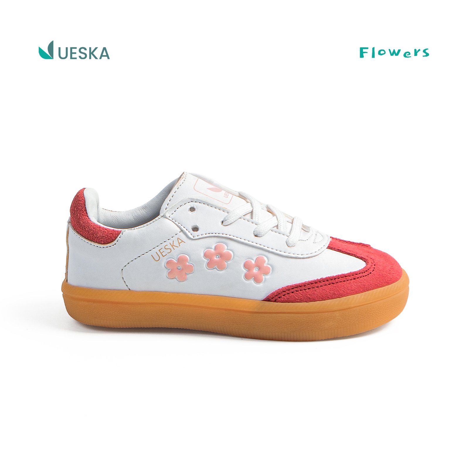 uflwps1-new-2026 Flowers White Pink Suede